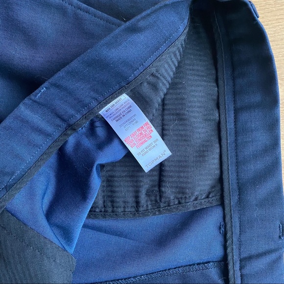 Navy blue wool Topman suit - Picture 7 of 7